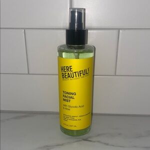 Here Beautiful! Toning Facial Mist new size 8 fl oz